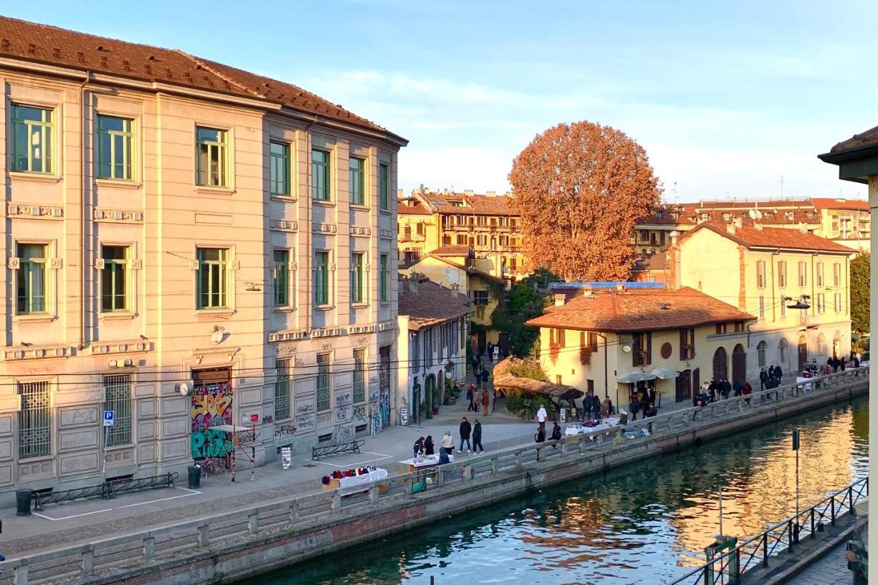 Canal View Historical Apartment Milan Bagian luar foto